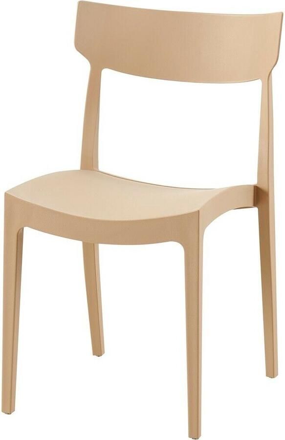 Homebound by Kolony HomeBound by KY Eetkamerstoel Quinn kunststof taupe eetkamerstoel Quinn