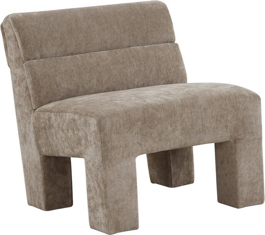 Homebound by Kolony HomeBound by KY Fauteuil Micha in stof taupe fauteuil Micha