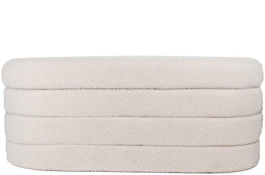 Homebound by Kolony HomeBound by KY Poef Stella ovaal poef hocker