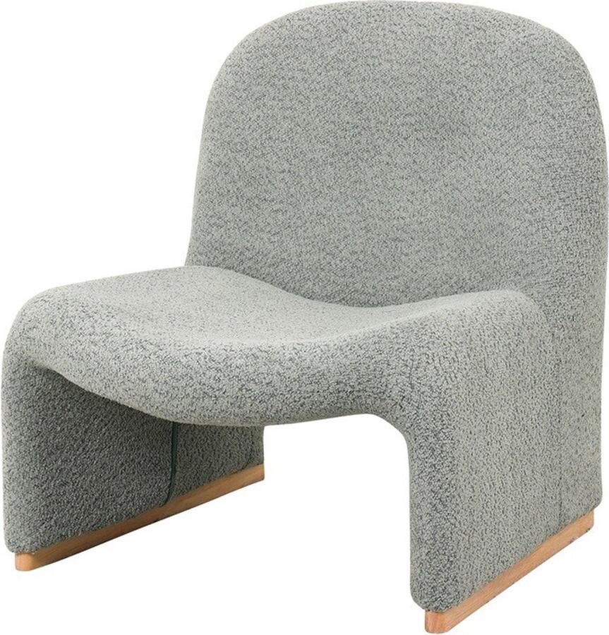 Homebound by Kolony HomeBound by KY Poef Ziva in stof bouclé groen poef Ziva