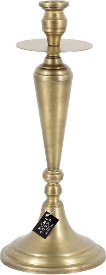 Kolony Kaarsenstandaard goud metaal metalen kaarsenstandaard 20x20x73 5cm - Foto 2
