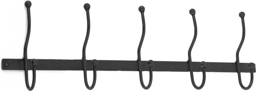 Homebound by Kolony HomeBound by KY Kapstok met 5 haken zwart kapstok