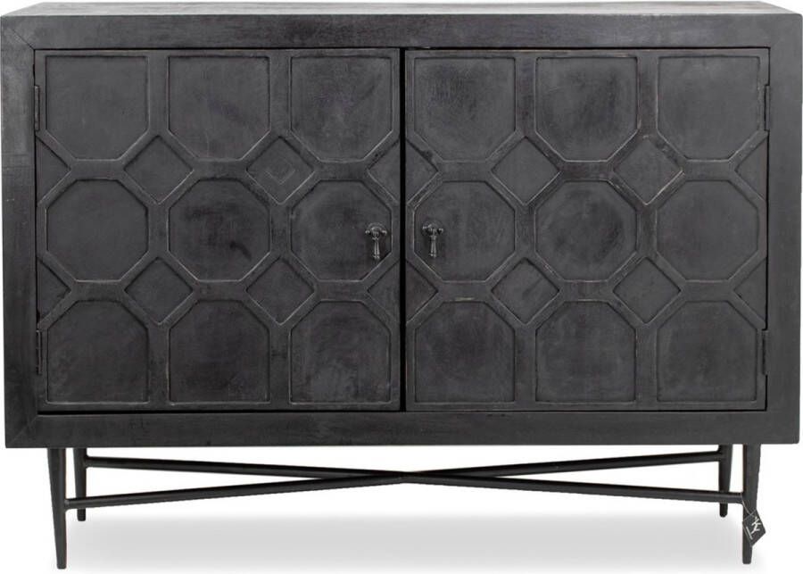 Homebound by Kolony Kastje patroon mango design dressoir 120x40x85cm