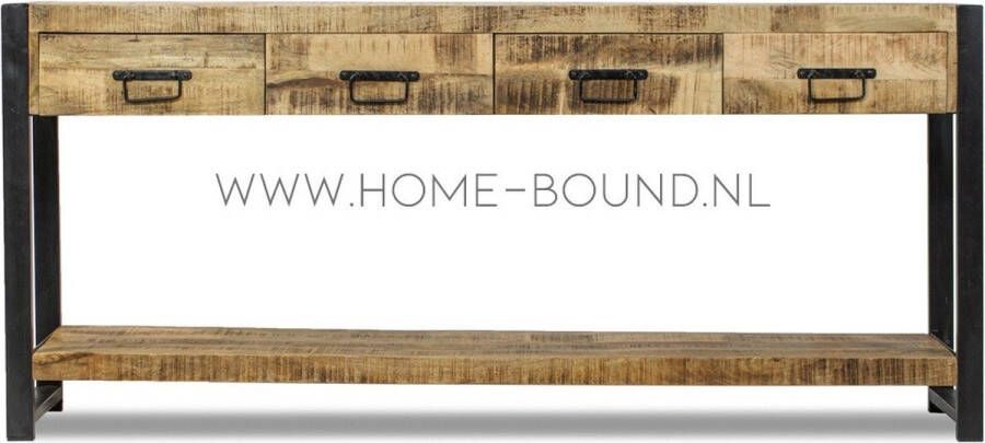 Homebound by Kolony HomeBound by KY Mango sidetable met 4 laden sidetable