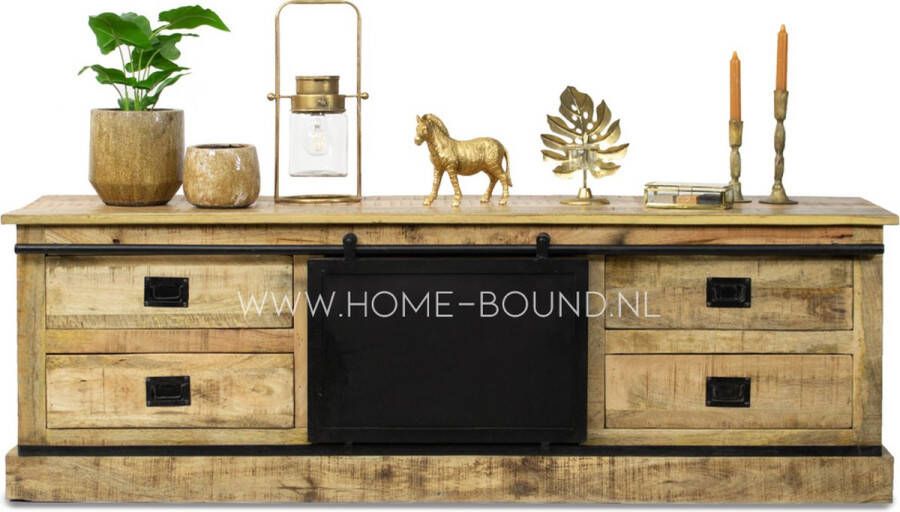 Homebound by Kolony Tv-meubel mango met schuifdeur