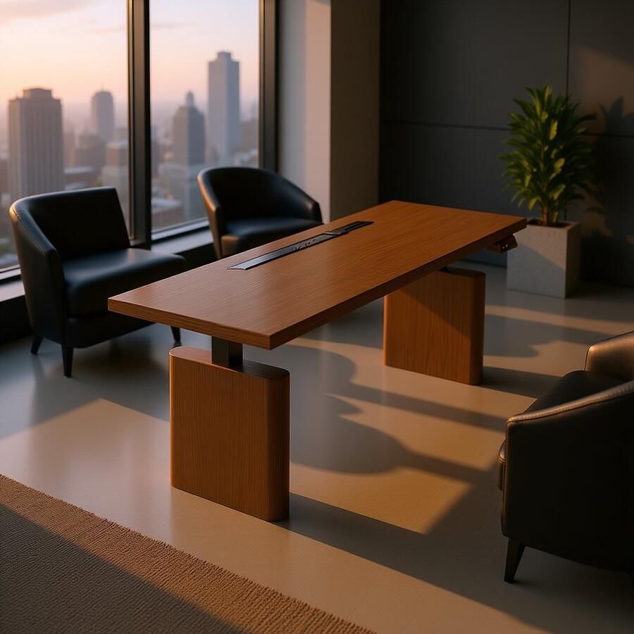 HomeByNicole Elektrisch Verstelbaar Bureau – Ergonomisch Zit-Sta Schrijf- en Computertafel – 140 x 60 cm – Walnoot Werkblad & Metalen Frame – USB & Stopcontact Ingebouwd –