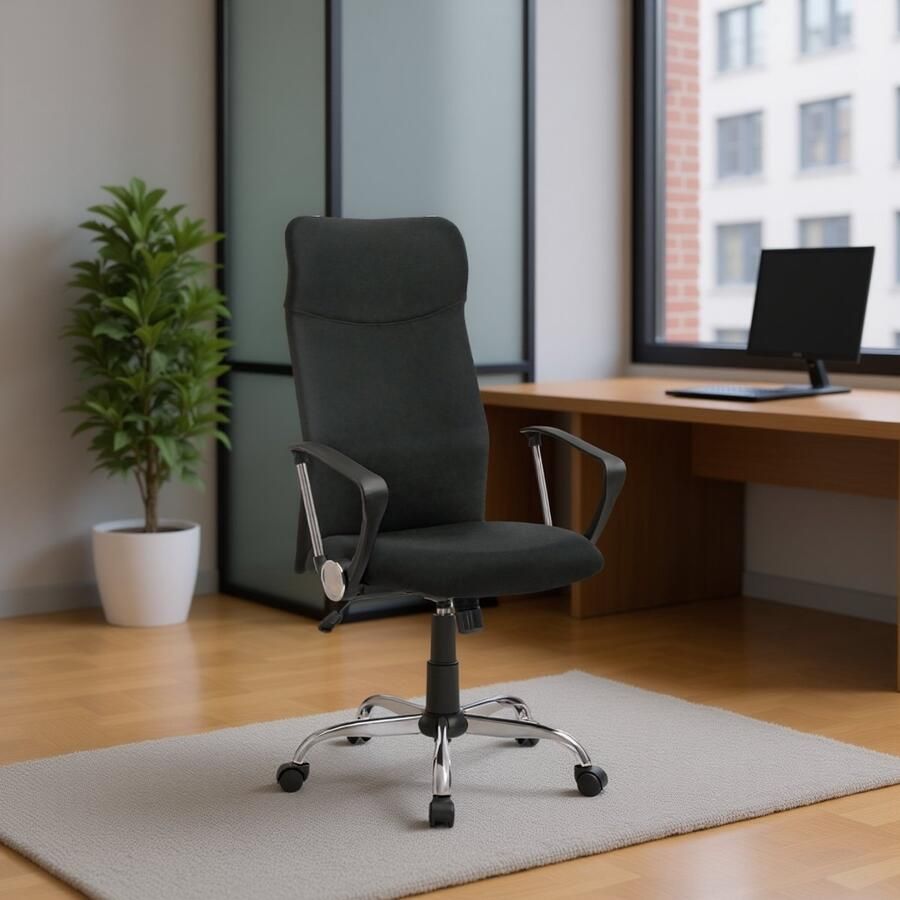 HomeByNicole Industrieel Bureau – XL Computer Bureau 180 cm – Groot Kantoor Schrijftafel met Metalen Frame – Rechthoekige PC Werktafel voor Thuiswerk & Gaming Setup – Rustic Brown Zwart –