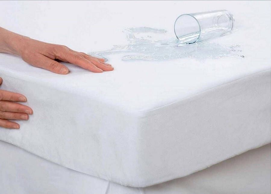 Homéé pure protection Homéé ️ Pure'protection Molton Flanel Hoeslaken waterdicht matrasbeschermer TPU ( tot 30cm) 150x200 cm 100% katoen wit tweepersoons bed ademend zacht en antiallergisch Ondoordringbaar voor huisstofmijt perfecte pasvorm