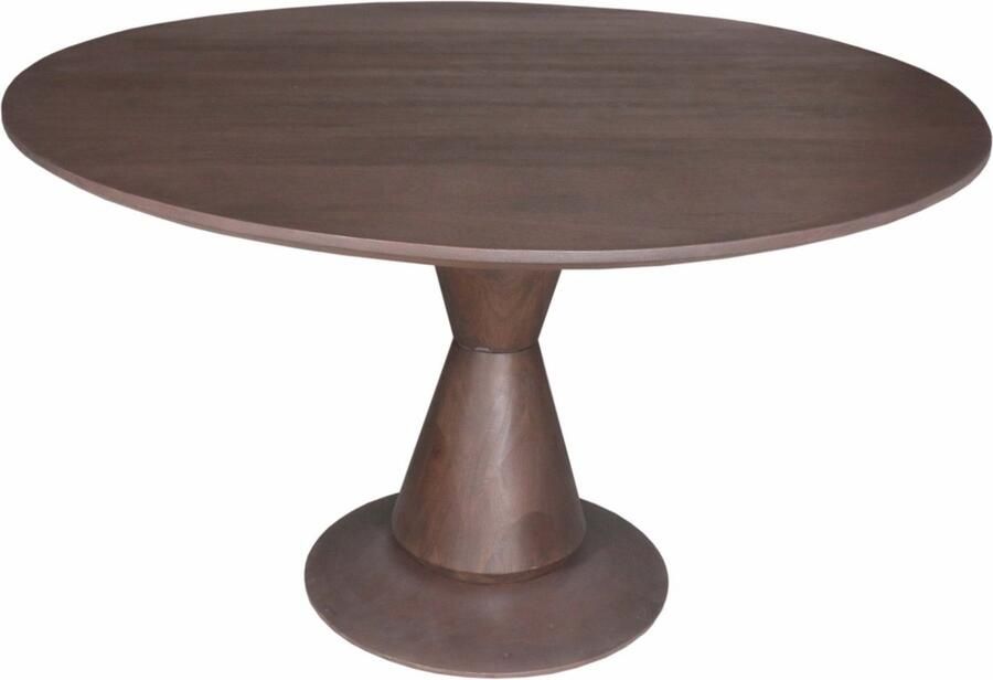 Meubelplaats Eettafel Lima Walnut 150 cm Rond