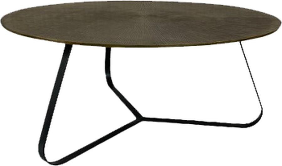 Homelounge Salontafel Bella 80 cm Rond Gouden finish