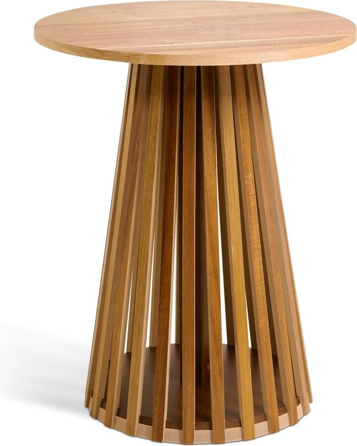 HomeMixx Bijzettafel Phiel Naturel Ø40cm