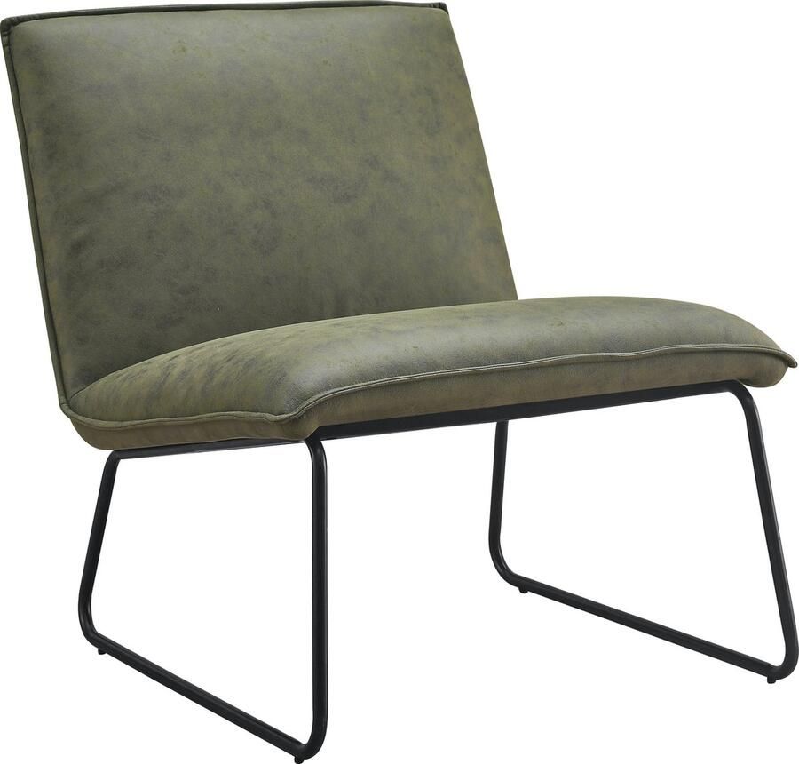 Relaxt Wonen Fauteuil James – Microleder Groen