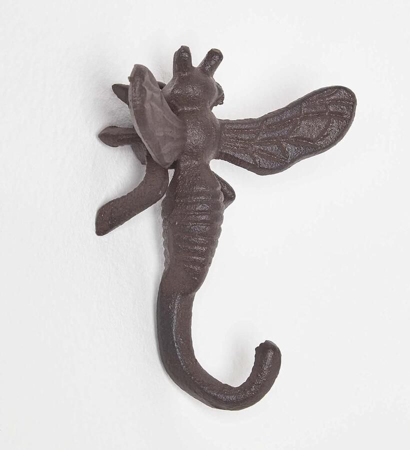 Homescapes vintage stijl gietijzeren kapstokhaak bij