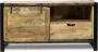 Homesome by Kolony Tv-meubel Mango met schuifdeur 120x45x60cm industrieel stereomeubel - Thumbnail 2