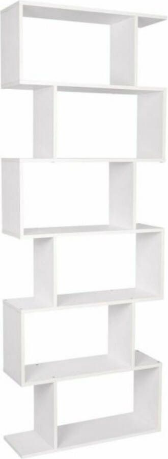 Homesse 6 Layer Corner Bookshelf boekenrek boekenkast design boekenkast wit boekenkast hout boekenkast open