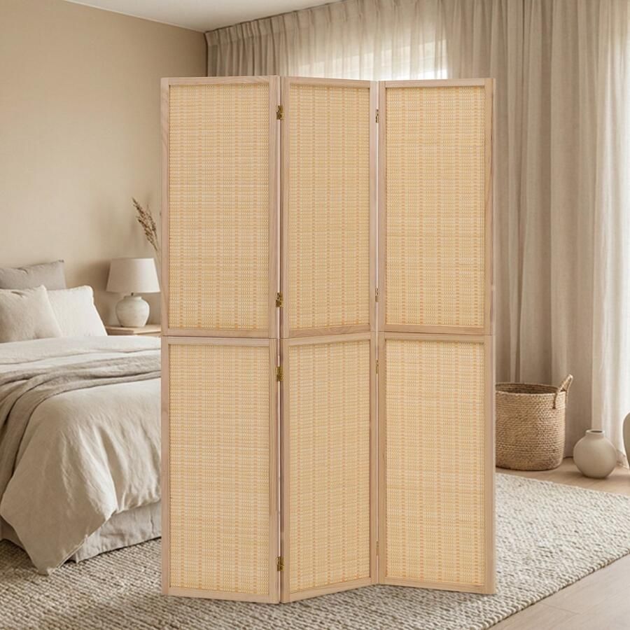 Homestyle4u Kamerscherm 120x170 cm Bamboe lamellen - Foto 2