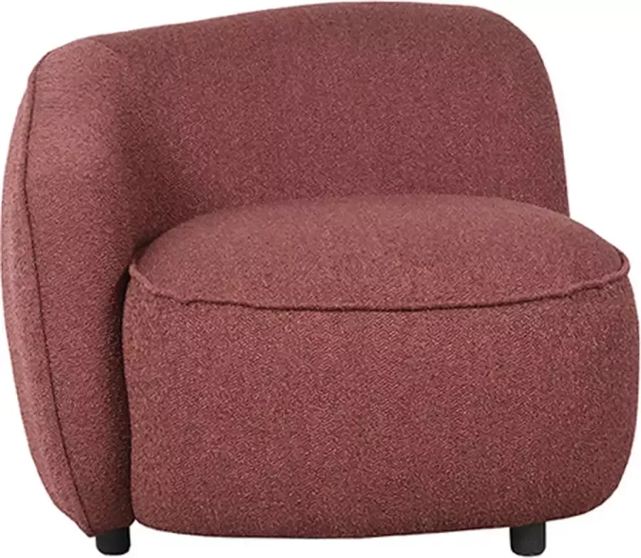 LABEL51 Fauteuil Livo Links Winered Boucle - Foto 2