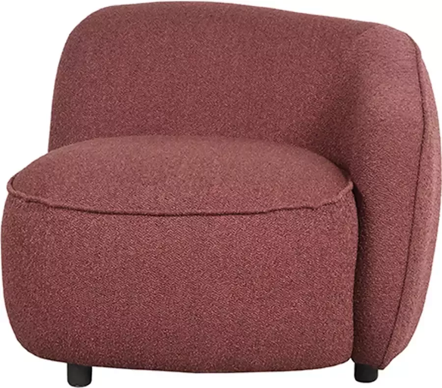 LABEL51 Fauteuil Livo Links Winered Boucle - Foto 1