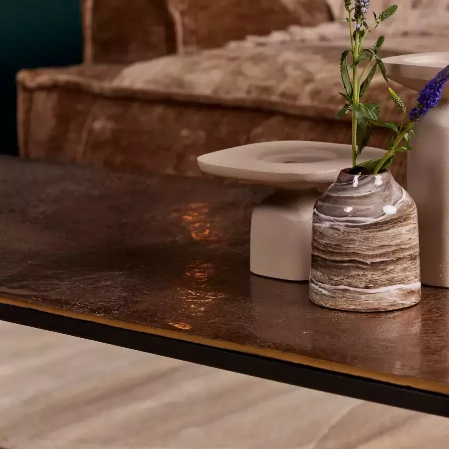 Salontafel rechthoekig Salontafel Keila Salontafel industrieel 110 cm