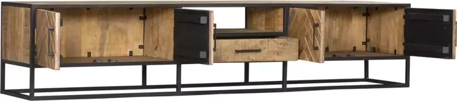 Tv meubel Isa Tv meubel industrieel Tv kast 240 cm