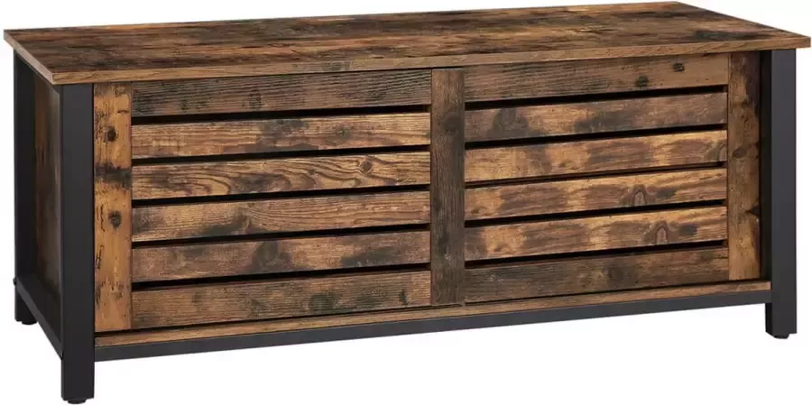 Homeza HelloHomy TV Meubel TV Kast met Schuideuren TV Meubels Vintage