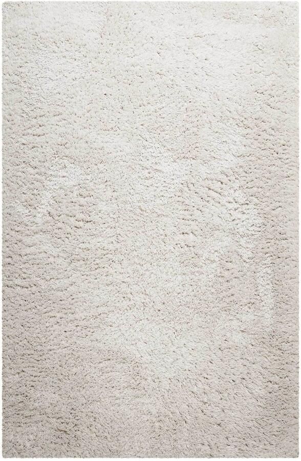 Homie Living Matteo Hoogpolig vloerkleed 120 cm rond crème beige