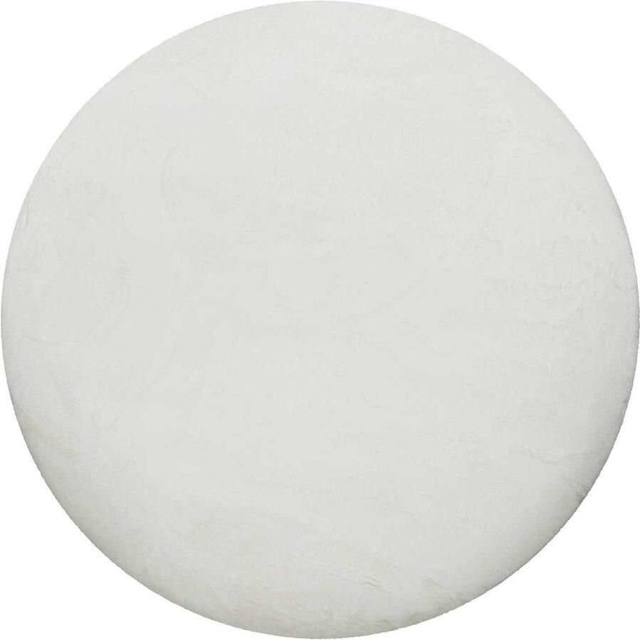 Homie Living Vita Hoogpolig vloerkleed beige wit 100 rd