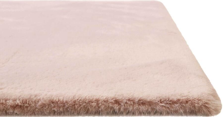Homie Living Vita Hoogpolig vloerkleed 120x170 cm roze