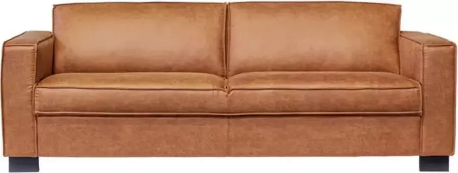 HomingXL 3-zits bank Shuffle lederlook Missouri cognac 03 1 85 mtr breed