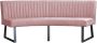 HomingXL Eetkamerbank Hengelo geschikt voor ovale tafel 200 cm stof Element lichtroze 18 - Thumbnail 1