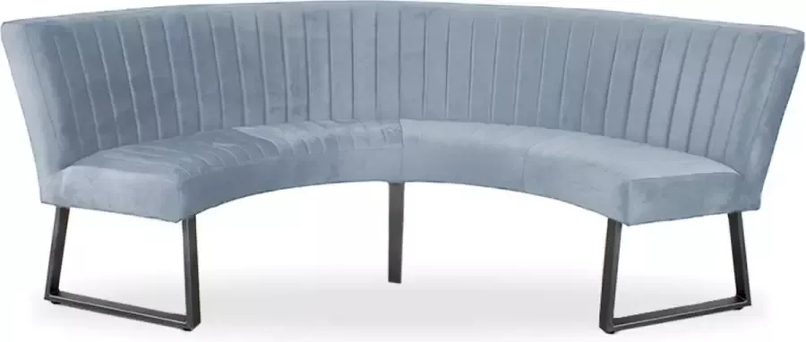 HomingXL Eetkamerbank Rondo Geschikt voor tafel 130 cm stof Element lichtblauw 16