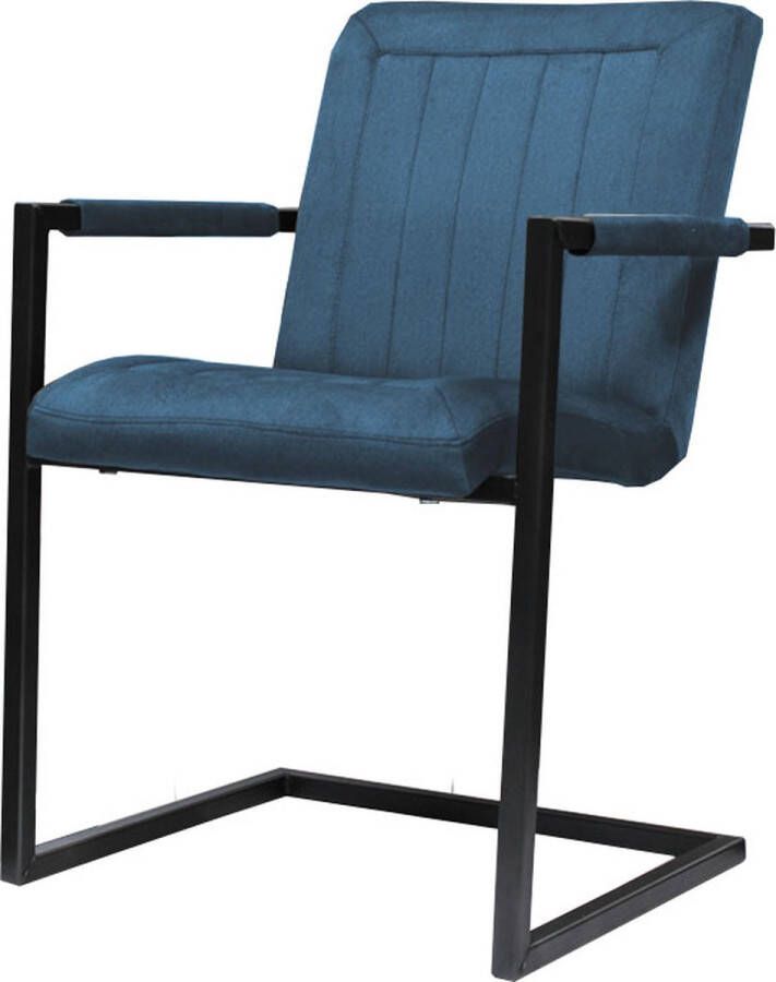 HomingXL Eetkamerstoel Lara met leuning stof Element azure 21