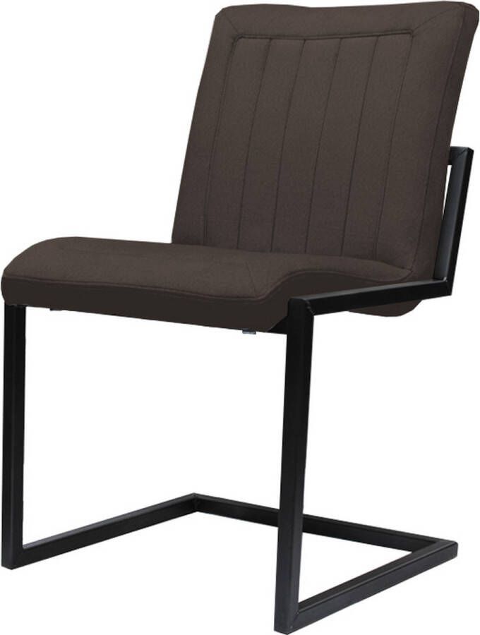 HomingXL Eetkamerstoel Lara stof Element antraciet 02