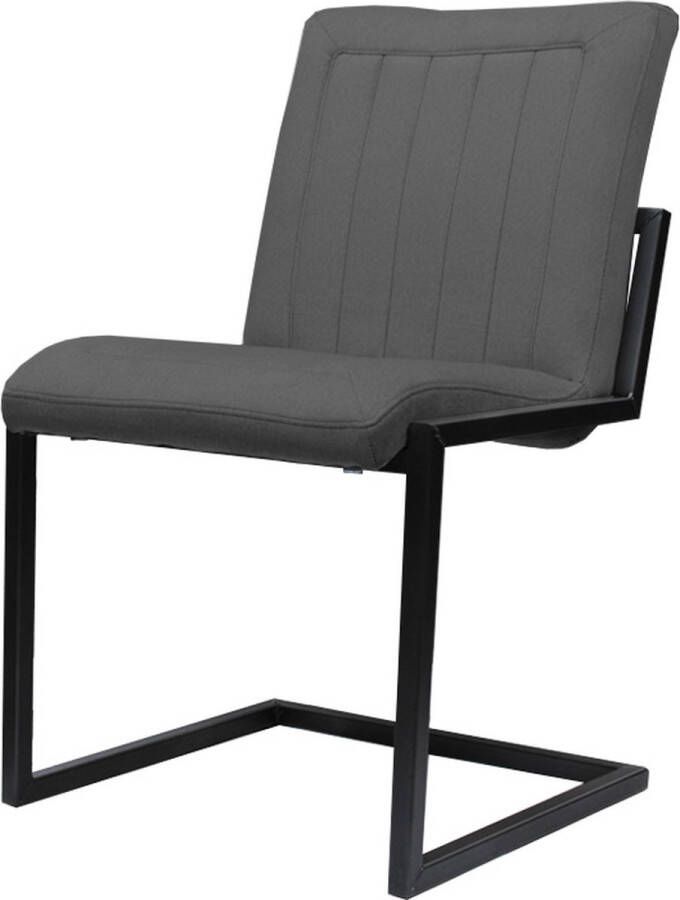 HomingXL Eetkamerstoel Lara stof Element donkergrijs 22