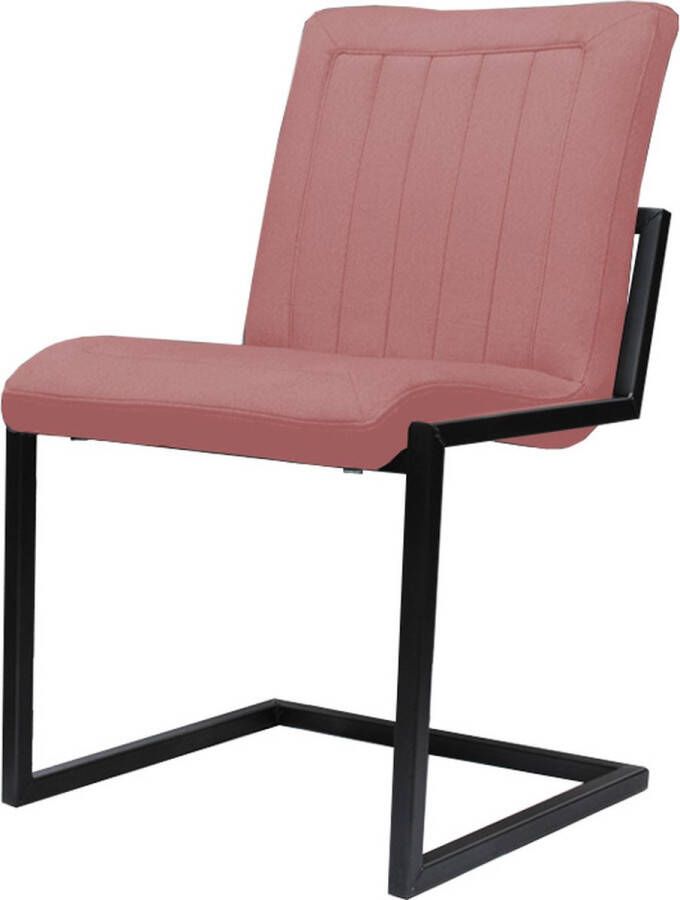 HomingXL Eetkamerstoel Lara stof Element roze 10