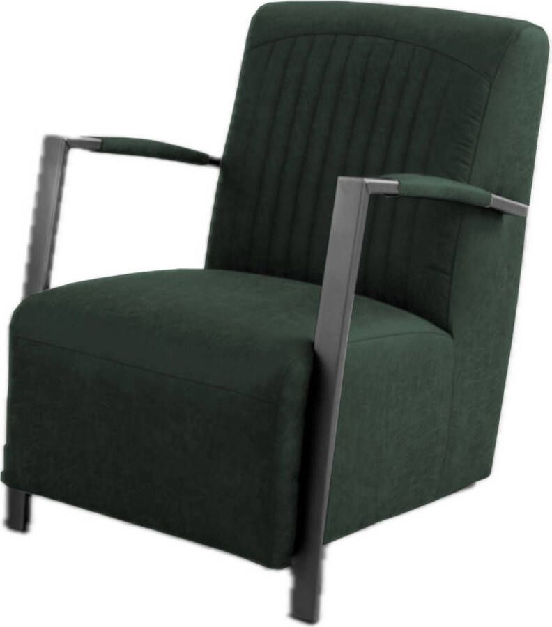 HomingXL Fauteuil Dante Lederlook Missouri groen 10