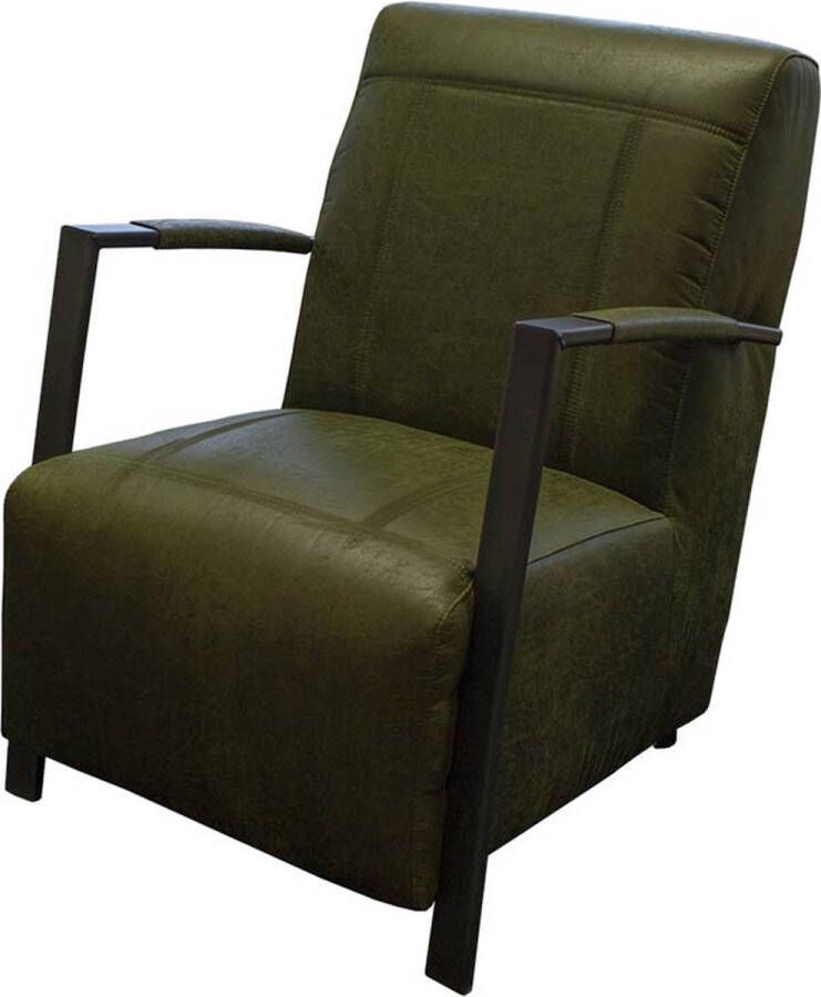 HomingXL Fauteuil Rosetta leer Colorado groen 08