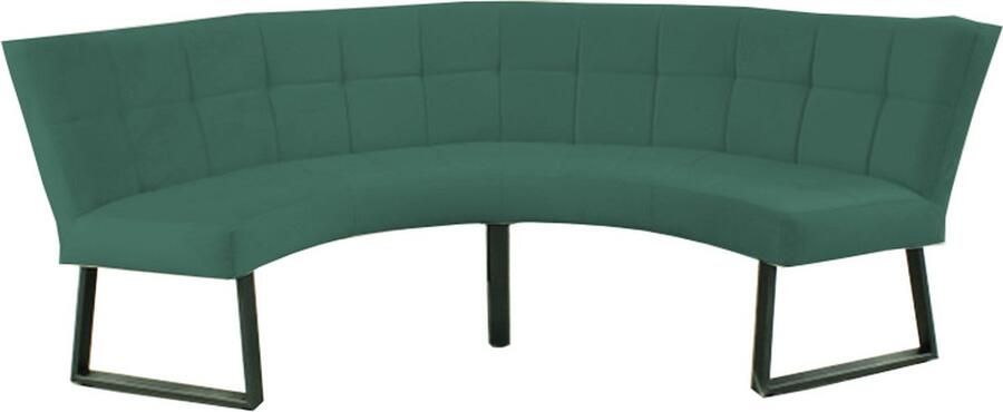 HomingXL Eetkamerbank Amsterdam stof Element bosgroen 20 geschikt voor tafel 130 cm