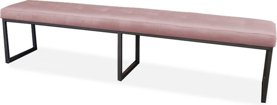 HomingXL Eetkamerbank Atlanta stof Element lichtroze 18 140 cm