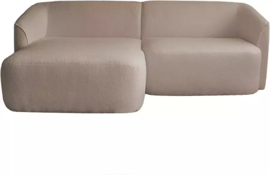 HomingXL Loungebank Evora links stof now or never beige 03 2 15 x 1 38 mtr