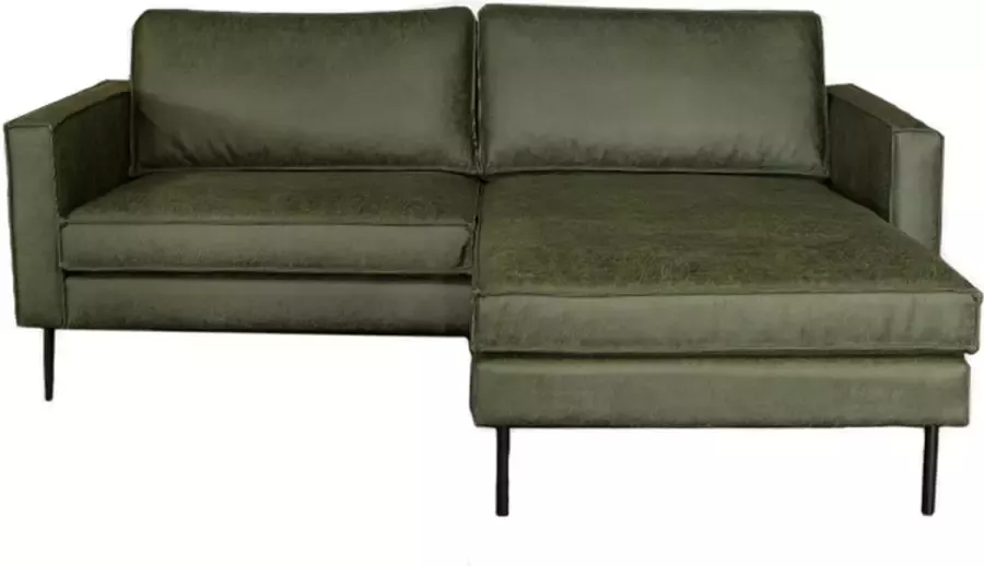 HomingXL Loungebank Frevo lederlook Missouri groen 10 2 03 x 1 48 mtr