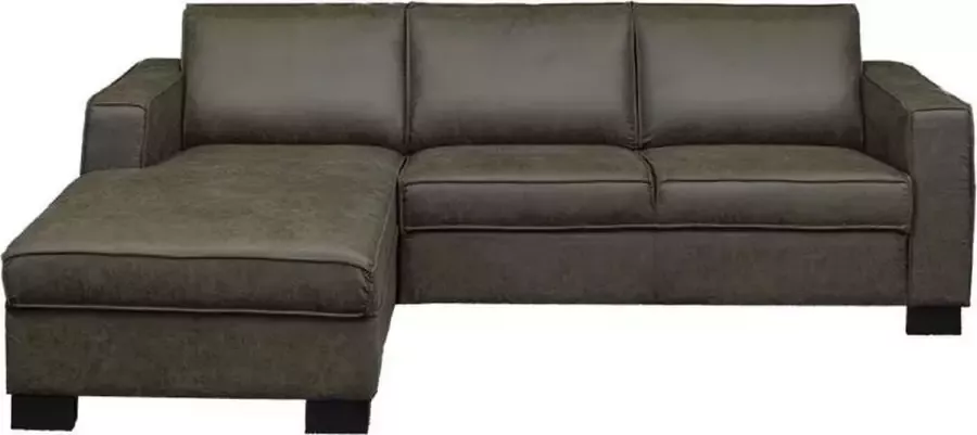 HomingXL Loungebank Shuffle links lederlook Missouri antraciet 02 1 61 x 2 35 mtr breed