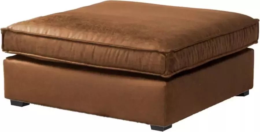 HomingXL Poef Mazur leer Colorado cognac 03 120 cm breed