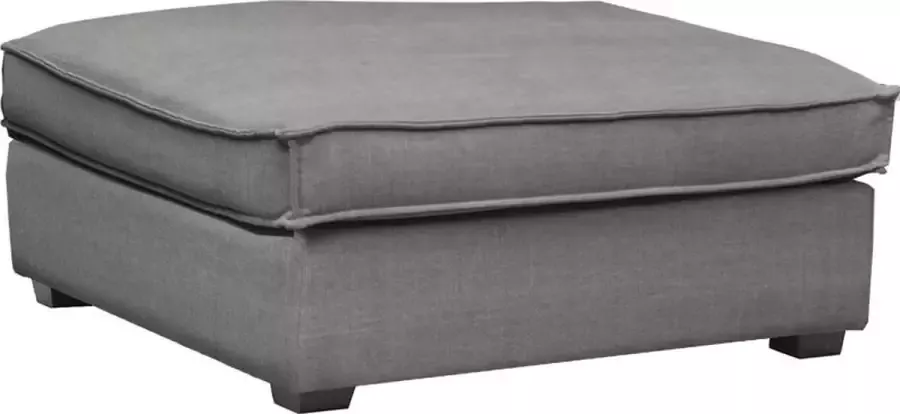 HomingXL Poef Mazur stof Kiss taupe 181 98 x 98 cm