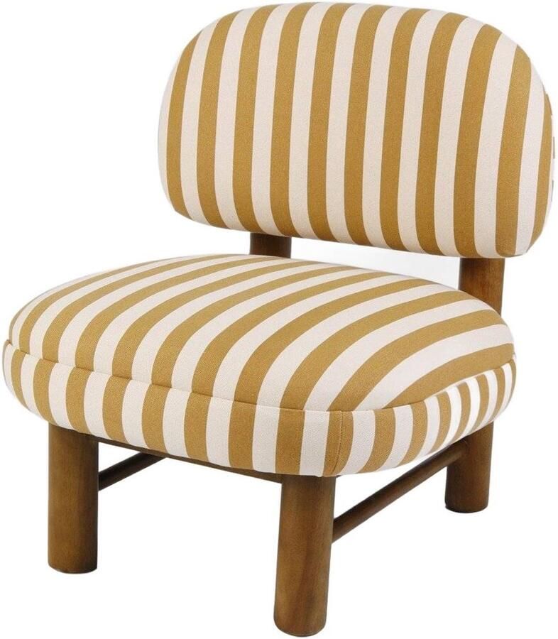 Homla Armchair LUMEN Beige and white 64x69.5x77 cm 741098