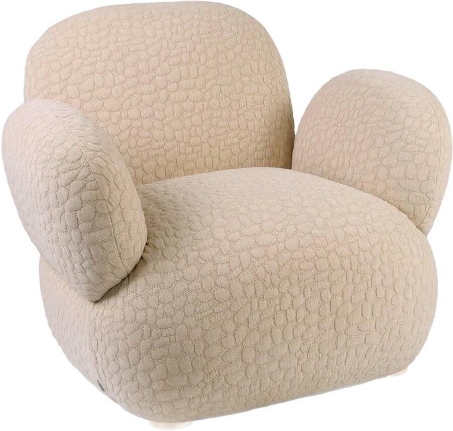 Homla Armchair SIESTE Beige 96.5x90x79 cm
