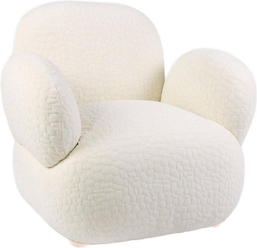 Homla Armchair SIESTE Ecru 96.5x90x79 cm