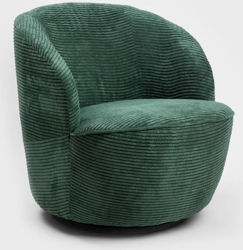Homla Fauteuil SVINGEN FASO Draaifauteuil Stucco Groen 65 5x77x69 cm