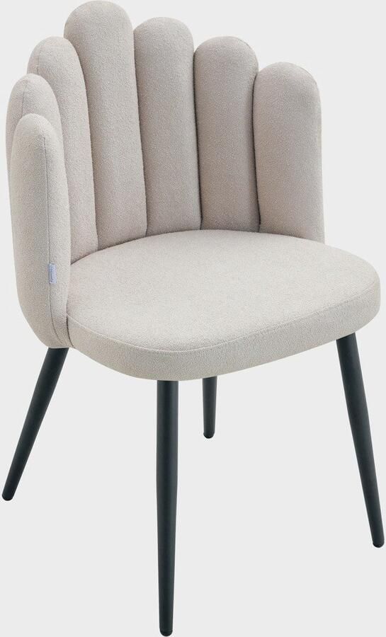 Homla AULA Chair Beige 49x55x85 cm