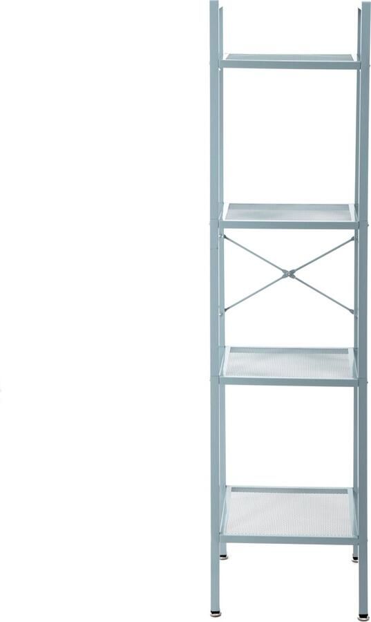 Homla Boekenkast MALMI metaal grijs 35x35x135 cm ALL 851723